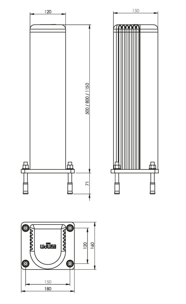 Ochranný stĺpik GRD 150 - Image 9